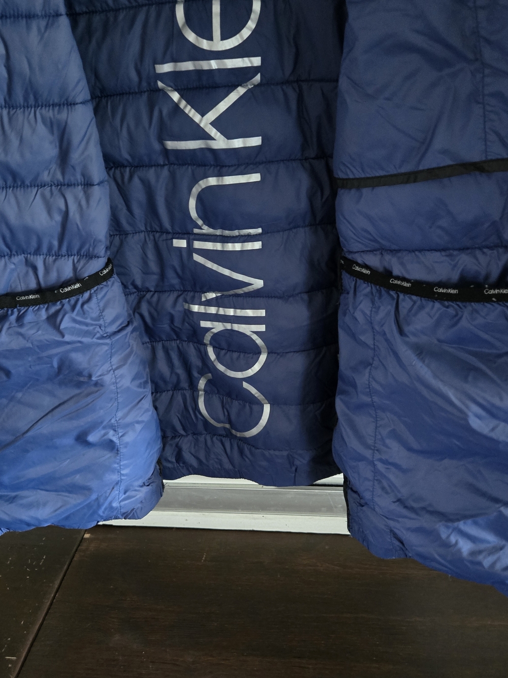 Calvin Klein Men's Blue Quilted Lightweight Puffer Jacket - Picture 15 of 17